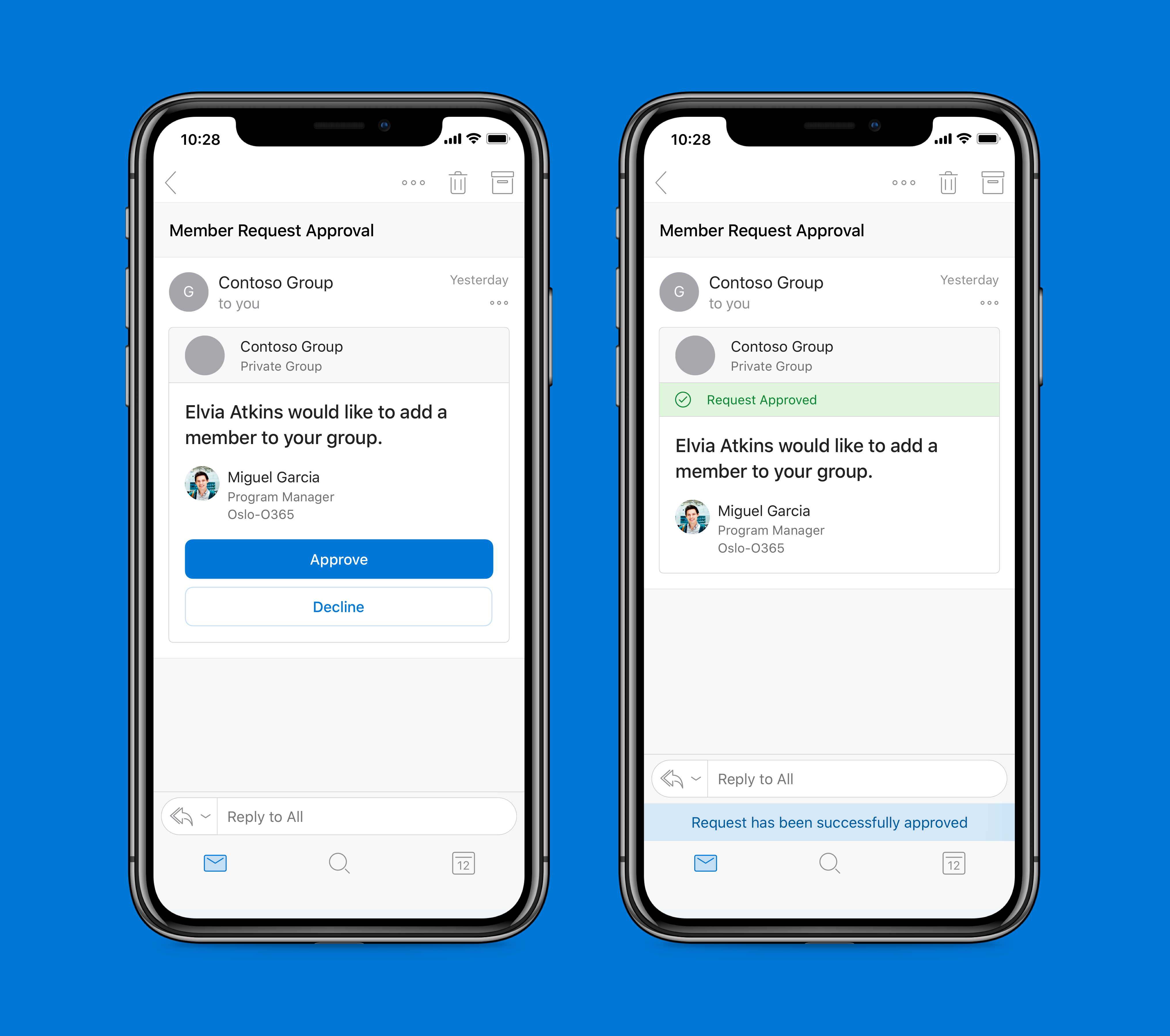 how to approve iphone from mac