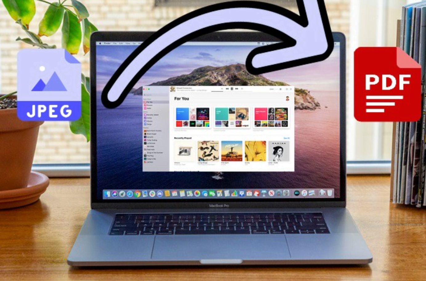 How to convert images into PDF