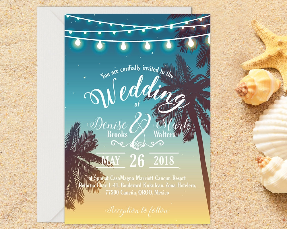 Templates for a destination wedding 