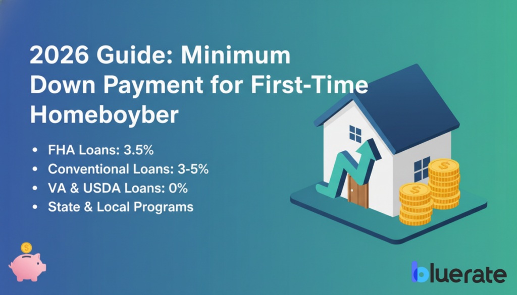 2026 Guide: Minimum Down Payment for First-Time Homebuyer