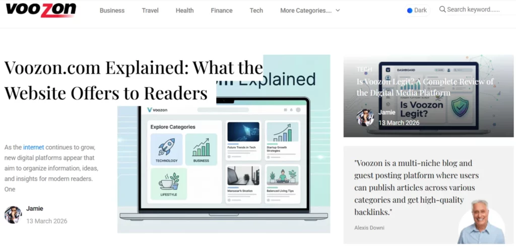 Digital Media Publication voozon
