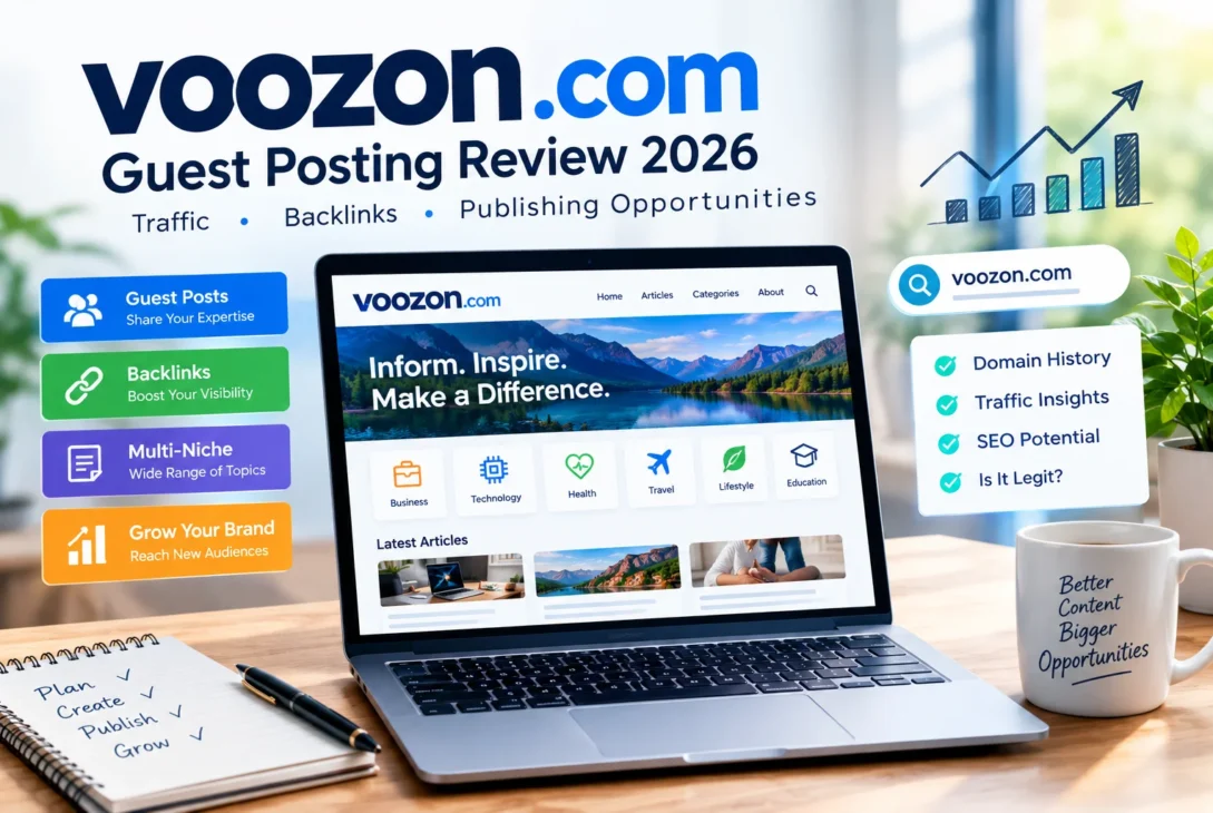 Voozon.com Guest Posting Review 2026: Traffic, Backlinks, Publishing Opportunities