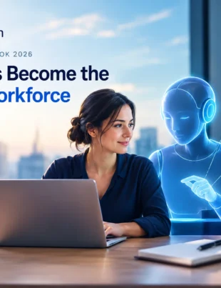 Voozon.com Technology Outlook 2026 on the rise of AI agents and digital work