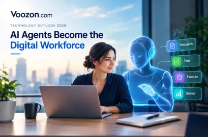 Voozon.com Technology Outlook 2026 on the rise of AI agents and digital work